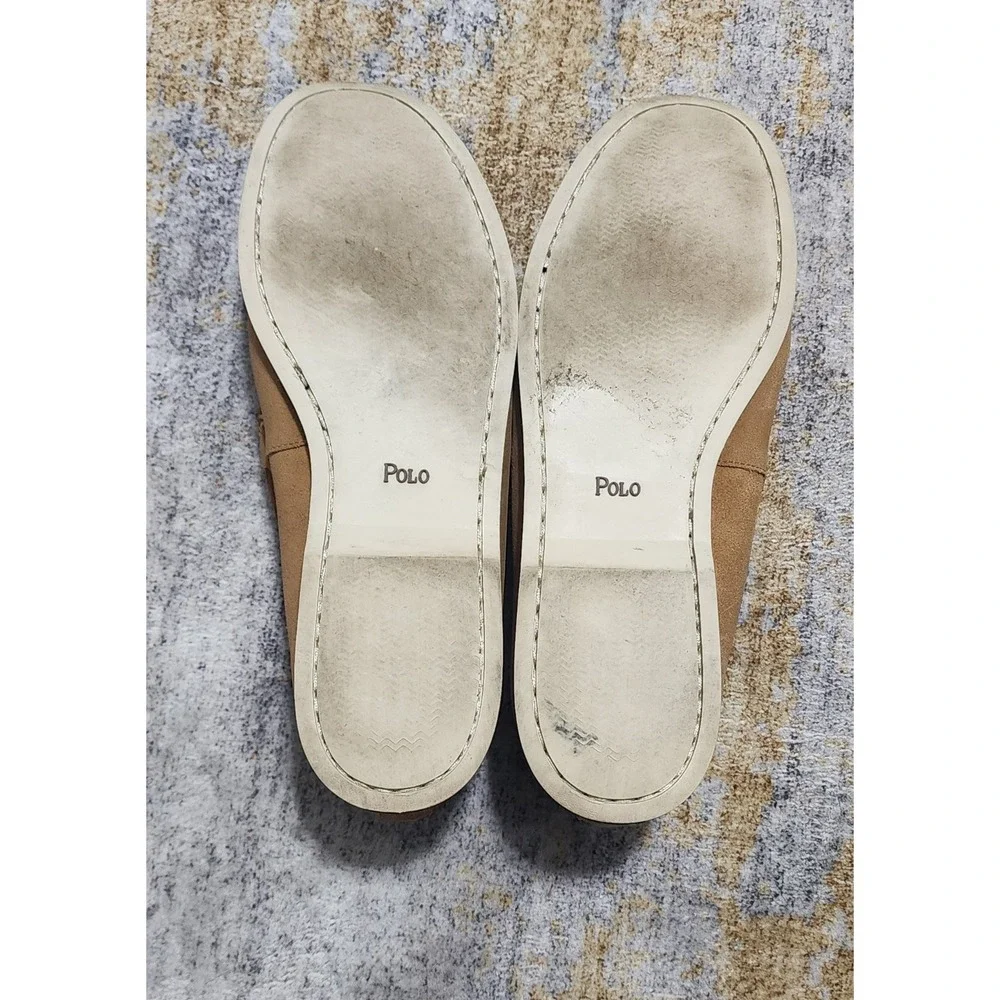 Polo Ralph Lauren Men's Blackley Tan Suede  Loafers Size 13 D